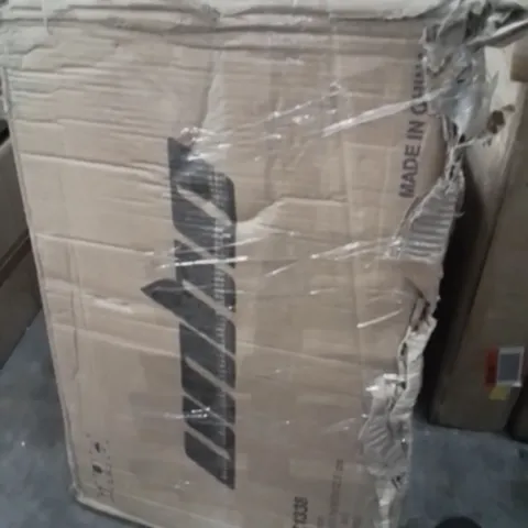 BOXED WOODEN BATHROOM WALL STORAGE CABINET ORGANISER WITH MIRROR 