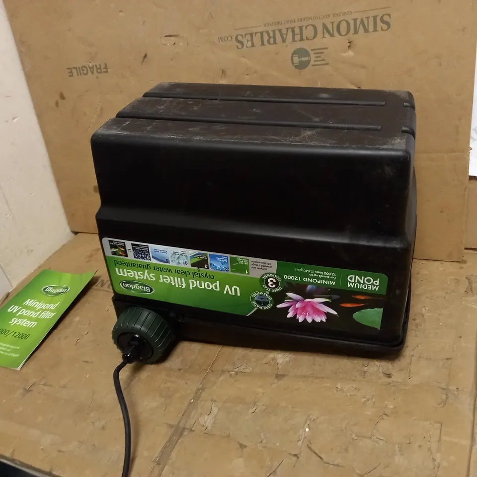 BLAGDON 9W MINI-POND BOX FILTER 12000 LITRE MODEL