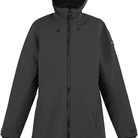 BRAND NEW REGATTA WOMENS DENBURY V JACKET IN ASH BLACK - SIZE 8