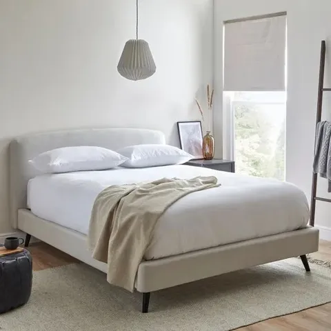 BOXED MODERN CURVES BED GREY - SINGLE (COMPLETE  3 BOXES )