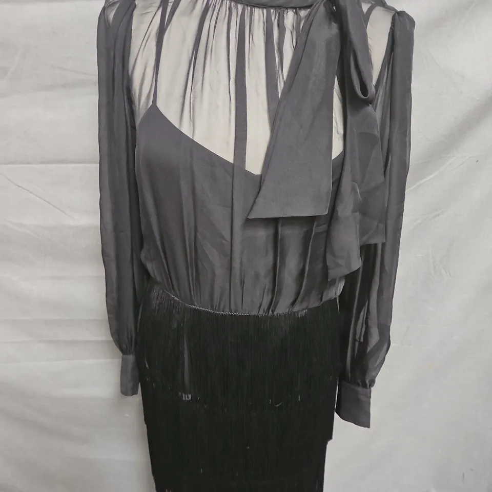 PHASE EIGHT FELICITY DRESS IN BLACK SIZE 12