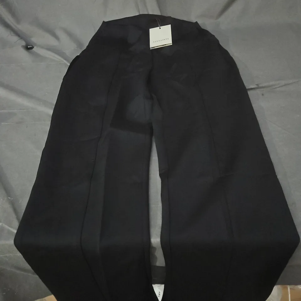 ALLSAINTS RYLA TROUSER – BLACK, UK 12 (US 8)