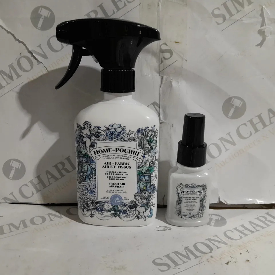 HOME-POURRI AIR+FABRIC AIR ET TISSUES + TISSUE SPRAY