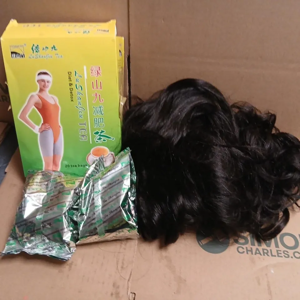 DIET DETOX TEA – 80 TEA BAGS AND WIG