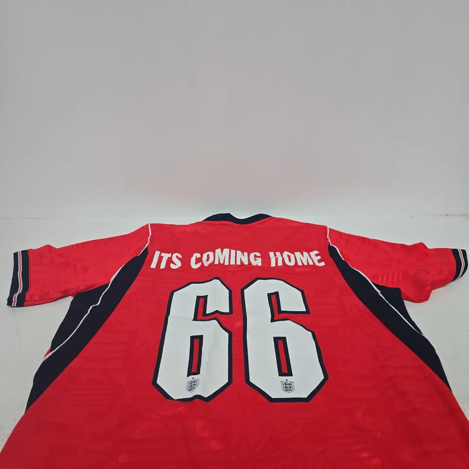 ENGLAND 66 RED FOOTBALL JERSEY "ITS COMING HOME" NIKE