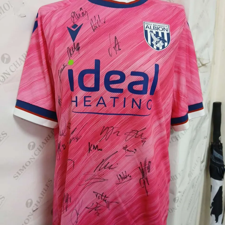 SIGNED MACRON WEST BROM AWAY 24/25 JERSEY - LARGE