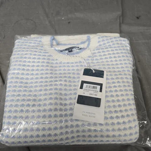CREW CLOTHING COMPANY STITCH JUMPER SIZE 14