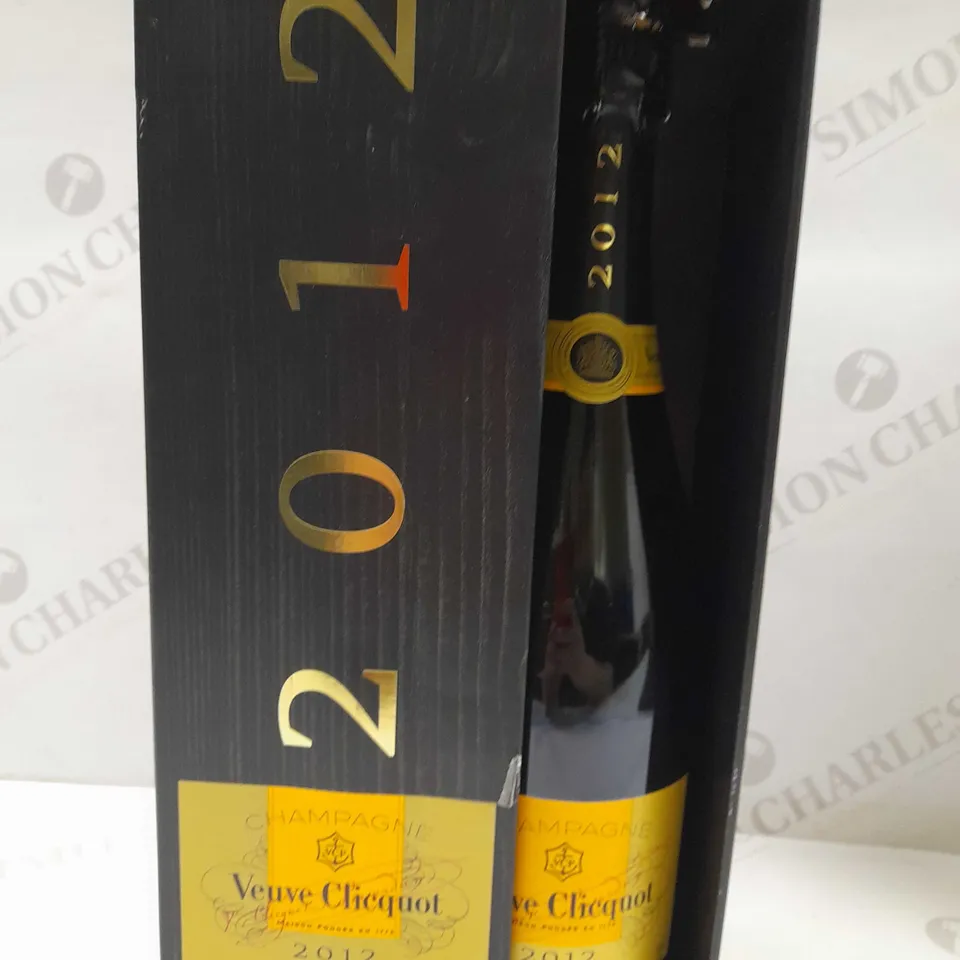 BOXED VEUVE CLICQUOT 2012 VINTAGE CHAMPAGNE 750ML