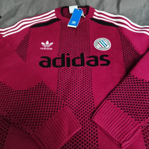 ADIDAS ORIGINALS KNIT JUMPER – SIZE M
