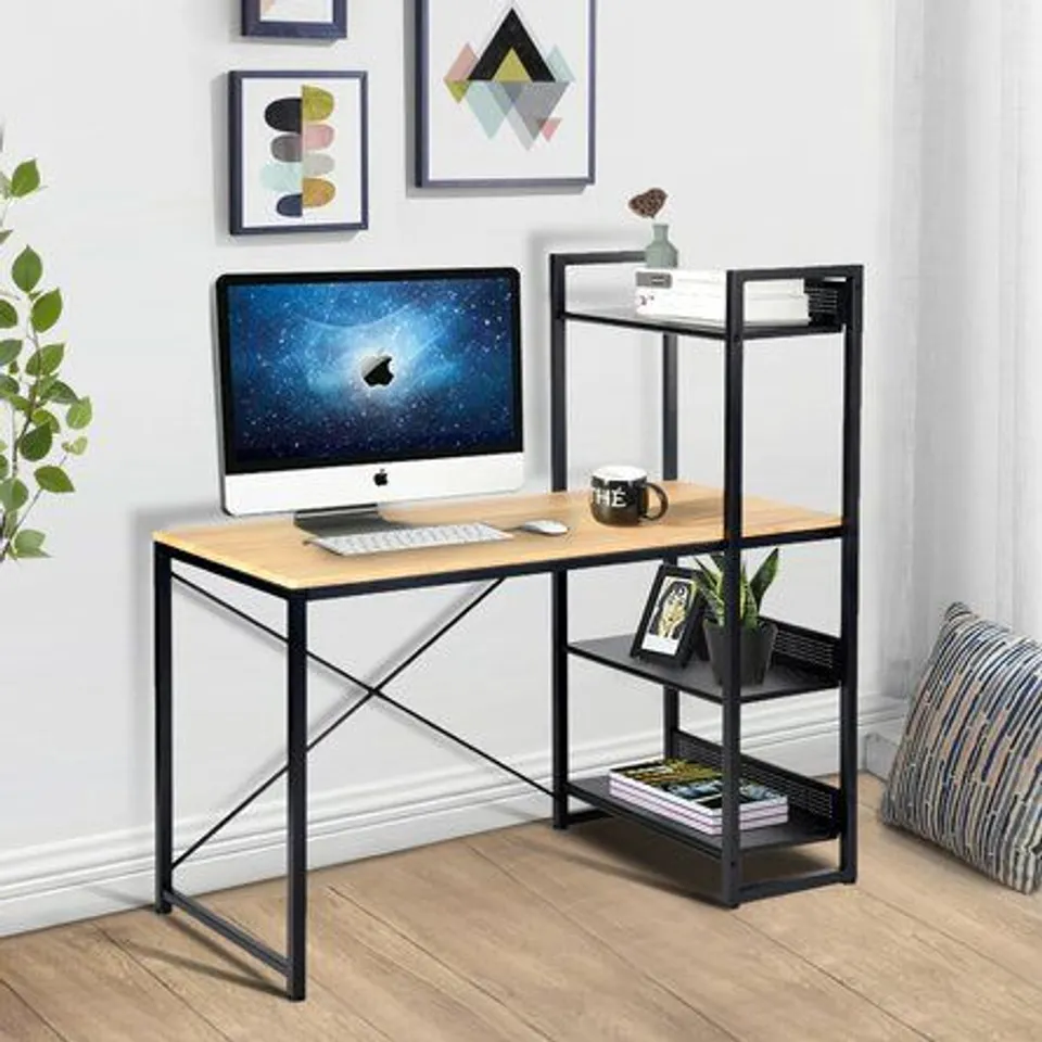 CHARLEENA COMPUTER DESK -TOP FRAME - BEIGE
