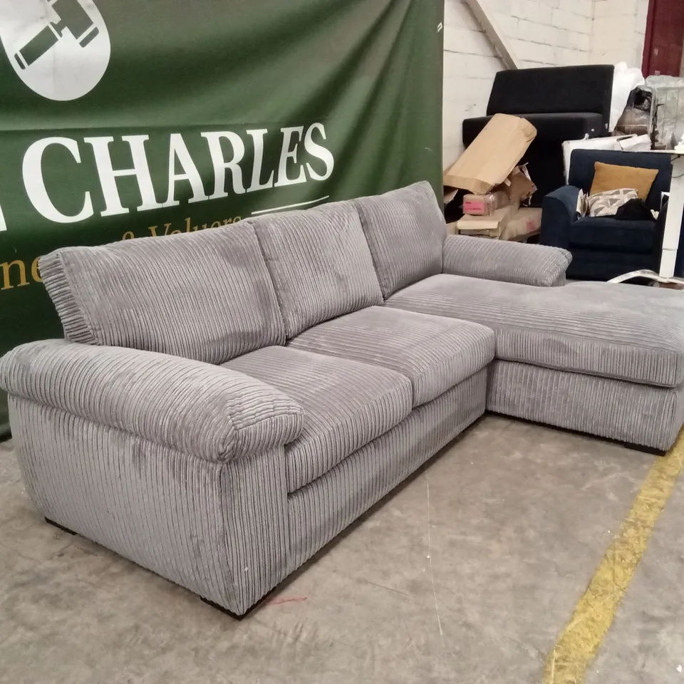 AMALFI STANDARD BACK FABRIC RIGHT HAND CORNER CHAISE SOFA RRP £949