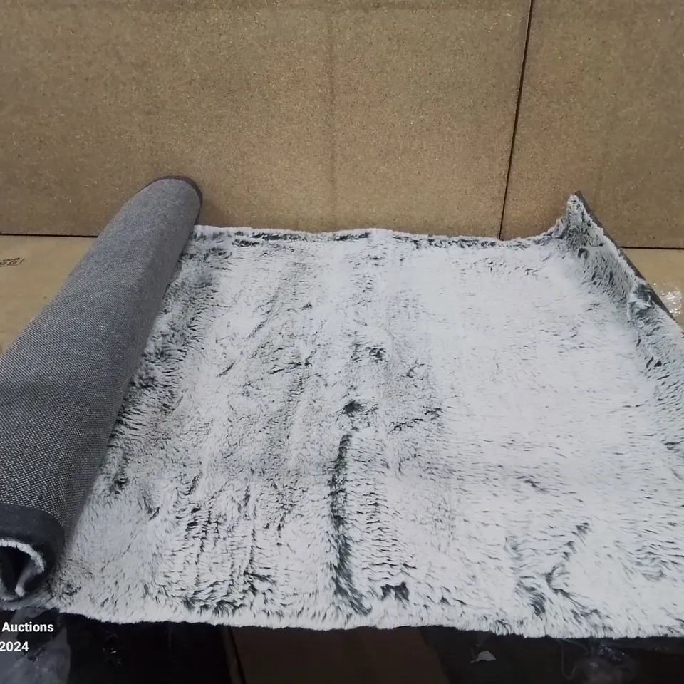 BRAND NEW PACO HOME GREY TIPPED 870 RUG SIZE 80CM X 150CM