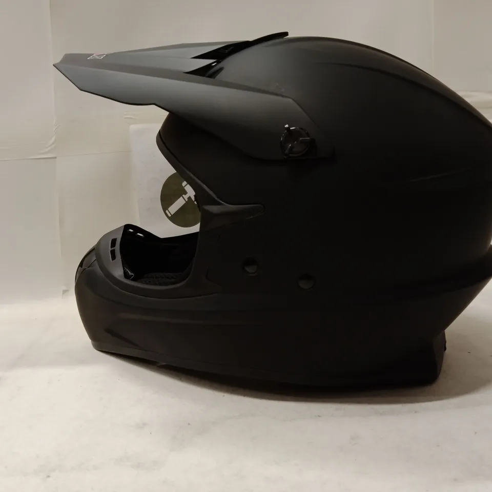 ZORAX FULL-FACE MOTORCYCLE HELMET – MATTE BLACK