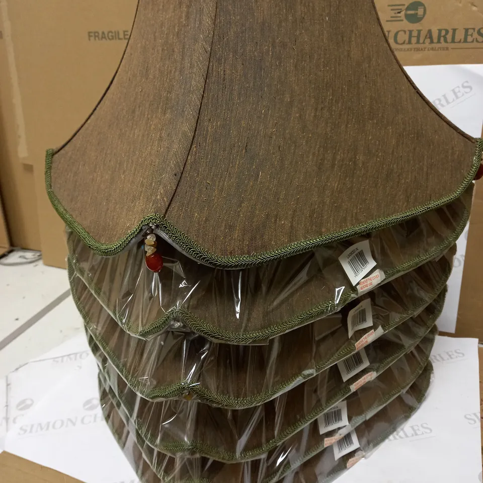 LOT OF 6 X DAR LIGHTING FABRIC LAMP SHADE