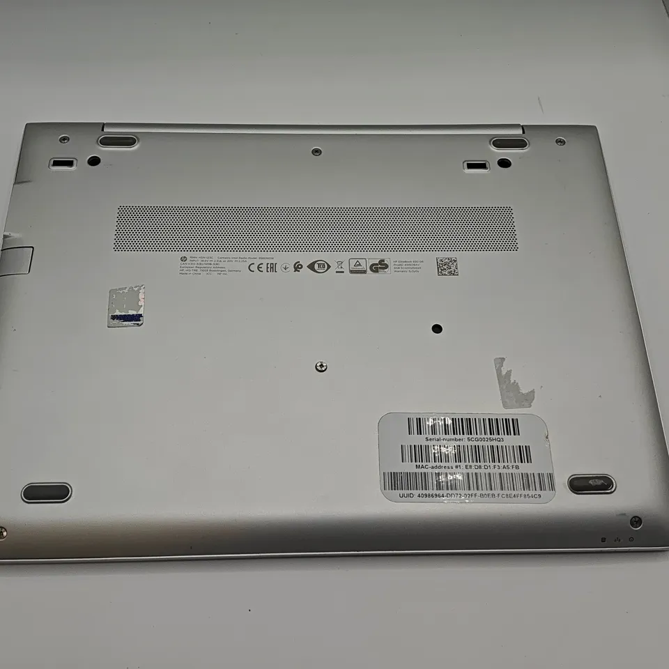 UNBOXED HP ELITEBOOK 830 G6 INTEL CORE I5 8TH GEN LAPTOP IN SILVER