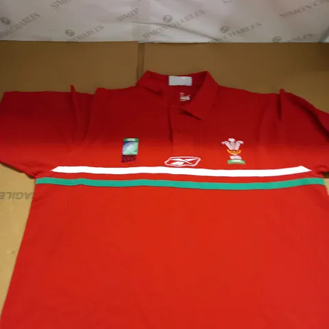 WALES RUGY WORLD CUP POLO SHIRT SIZE 46/48