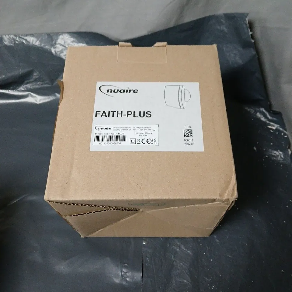 BOXED NUAIRE FAITH PLUS EXTRACTOR FAN 