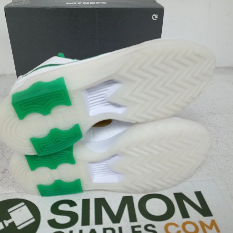 NIKE LEBRON WITNESS IX BASKETBALL SHOES — WHITE/GREEN, UK8.5 (US 9.5)