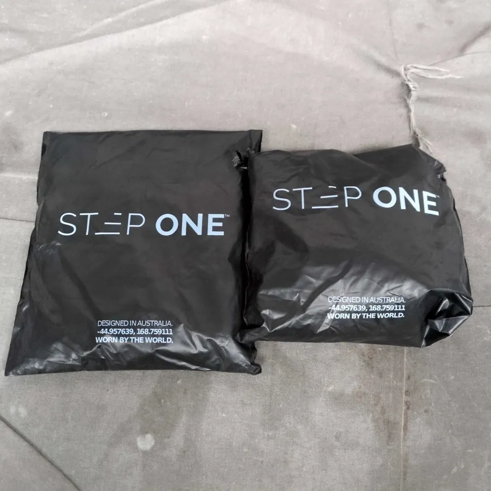 PAIR OF 2 BAGGED STEP ONE FLY BOXER BRIEFS IN RED - LARGE