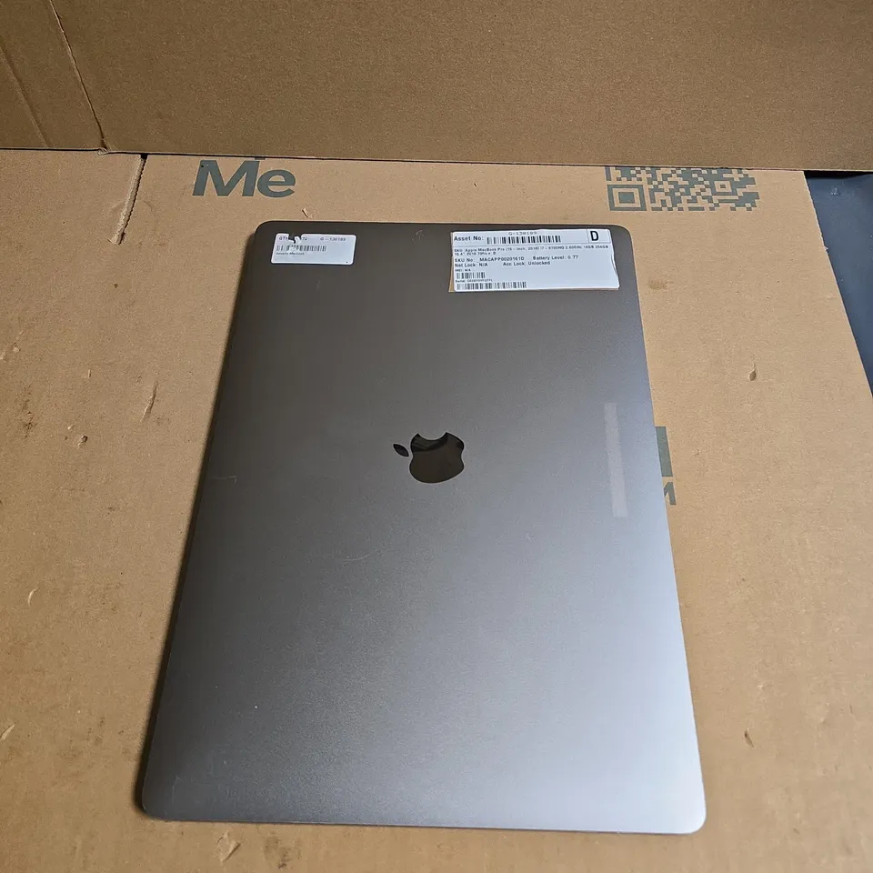 APPLE MACBOOK PRO (15-INCH, 2016) SPACE GRAY – I7-6700HQ, 16GB RAM, 256GB SSD