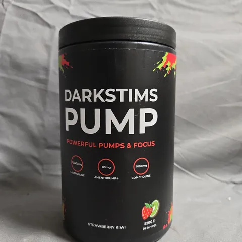 DARKSTIMS PUMP – STRAWBERRY KIWI, 520G (20 SERVINGS) DIETARY SUPPLEMENT