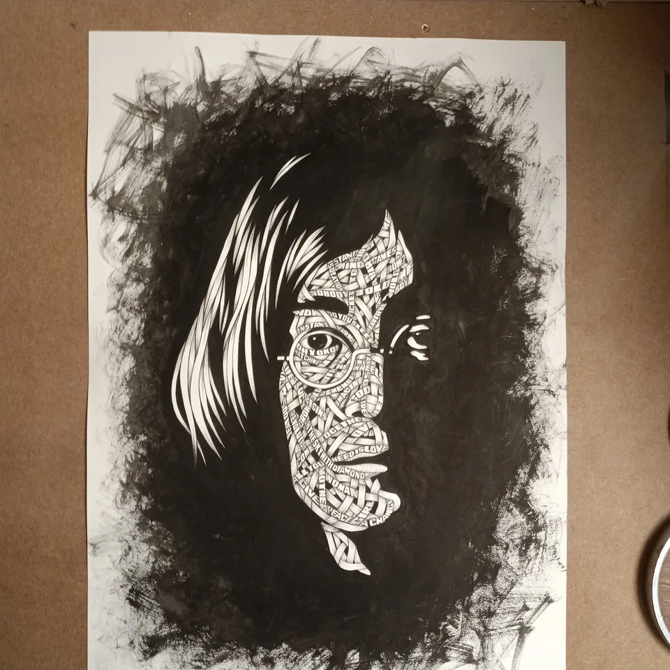 OTTO SCHADE JOHN LENNON ART PRINT