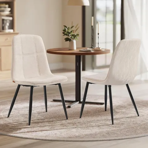 BOXED VASAGLE DINING CHAIRS SET OF 2