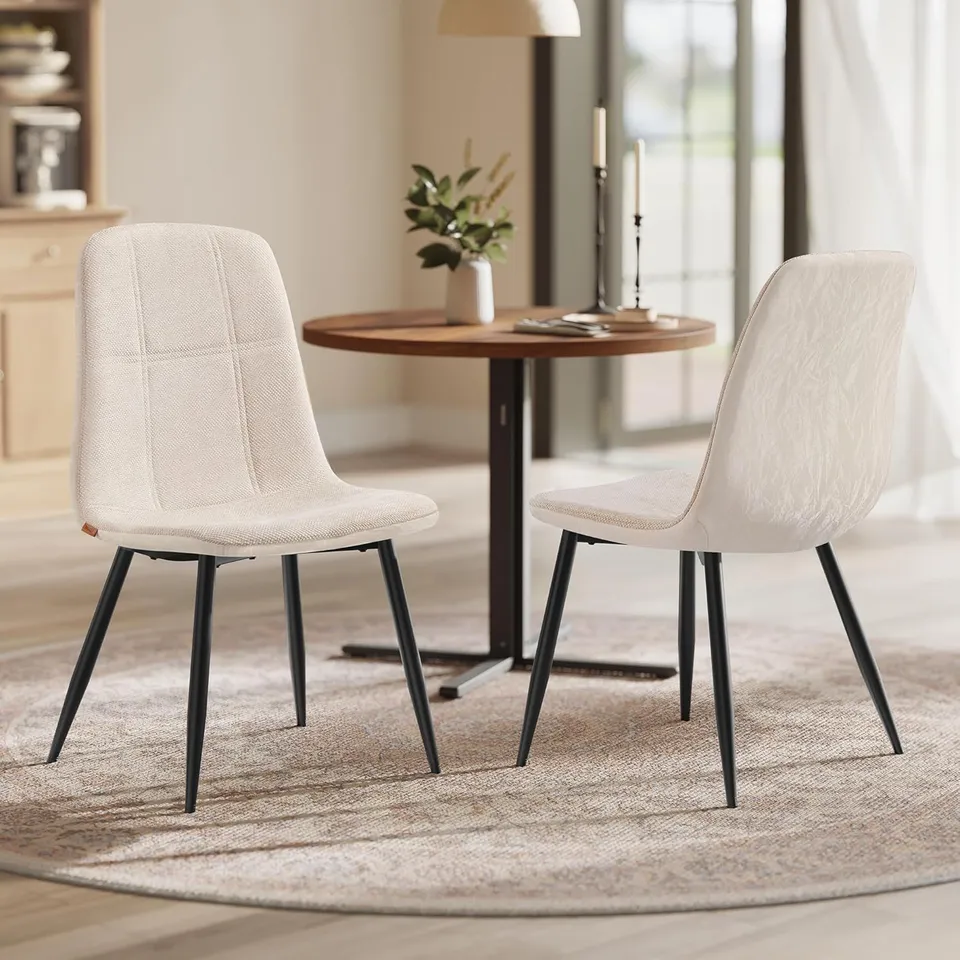 BOXED VASAGLE DINING CHAIRS SET OF 2