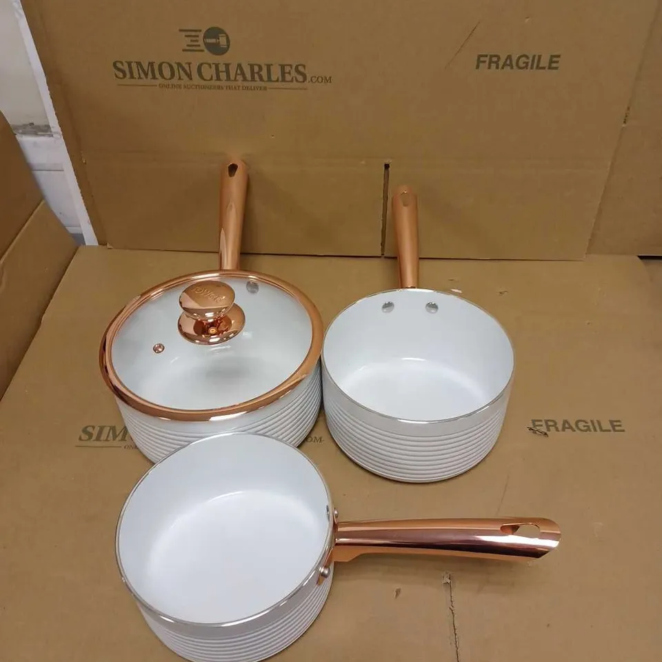 TOWER LINEAR SAUCEPAN SET 