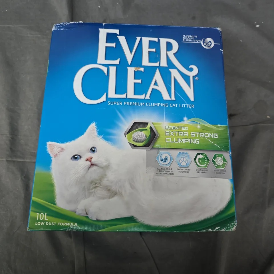EVER CLEAN CAT LITTER – 10L BOX, LOW DUST FORMULA