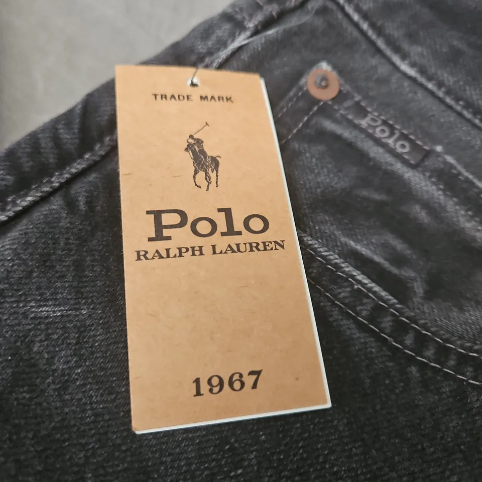 POLO RALPH LAUREN JEANS – MEN’S DARK DENIM, UK 33 (33X32)