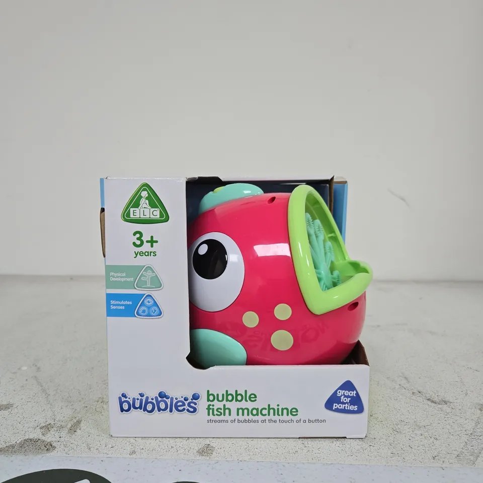 BUBBLES BUBBLE FISH MACHINE – PINK TOY BUBBLE MAKER (3+ YEARS)