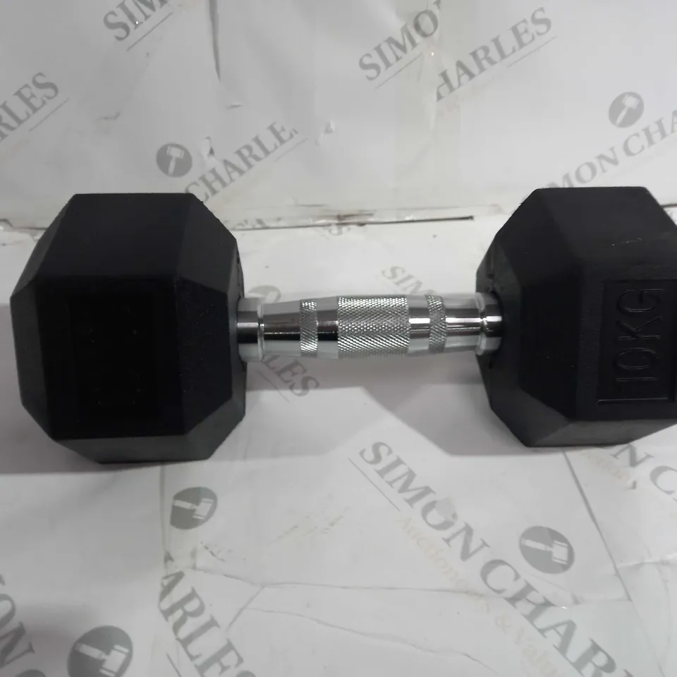 10KG HEXAGON DUMBBELL 