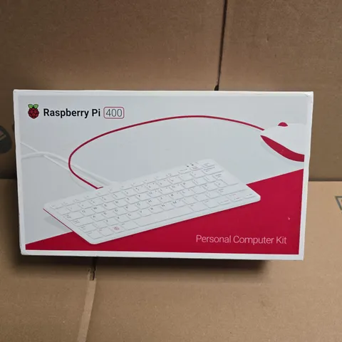 RASPBERRY PI 400 PERSONAL COMPUTER KIT – WHITE KEYBOARD, BOXED