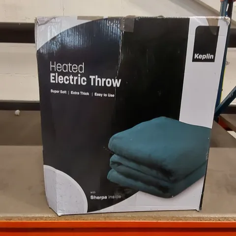 BOXED KEPLIN ELECTRIC HEATED THROW BLANKET 