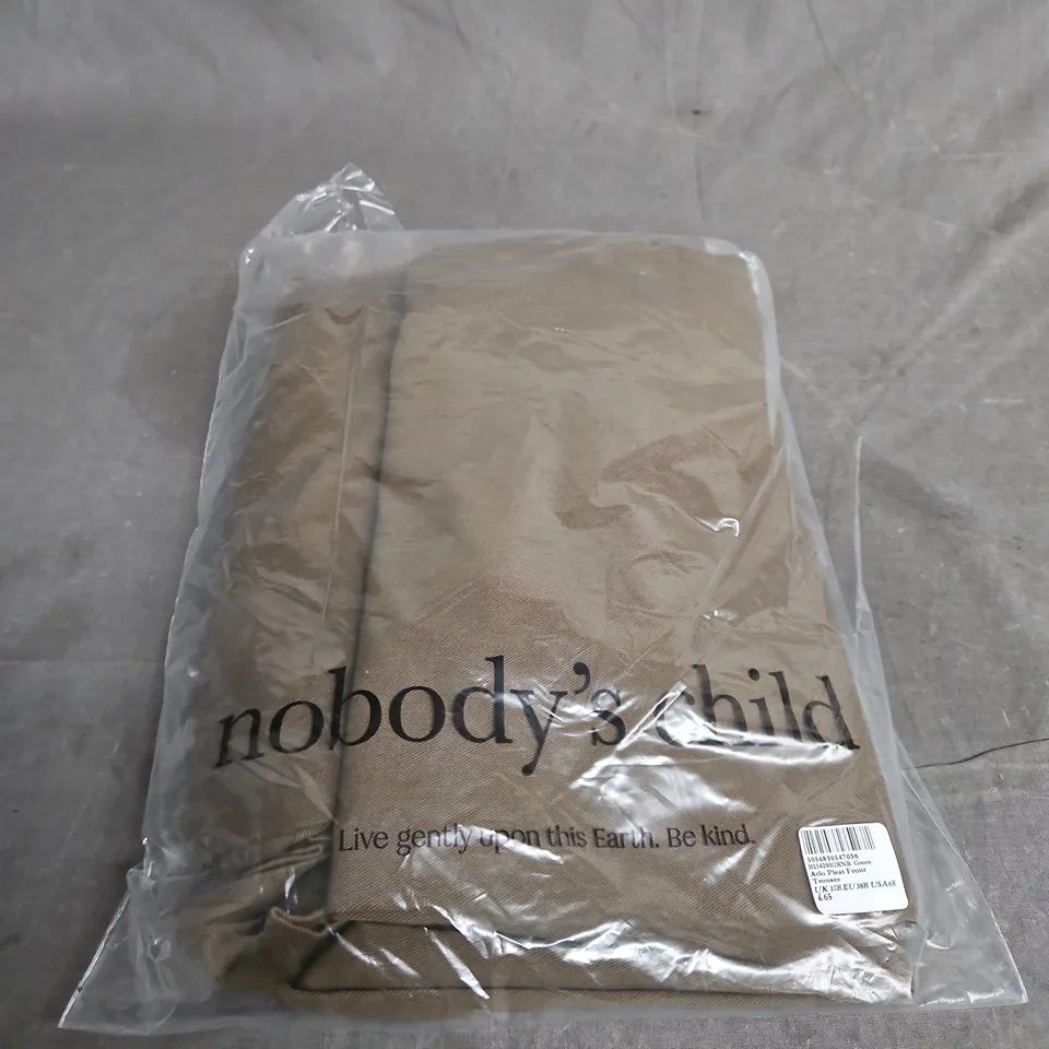 NOBODY'S CHILD ARLO PLEAT TROUSERS - SIZE 10R