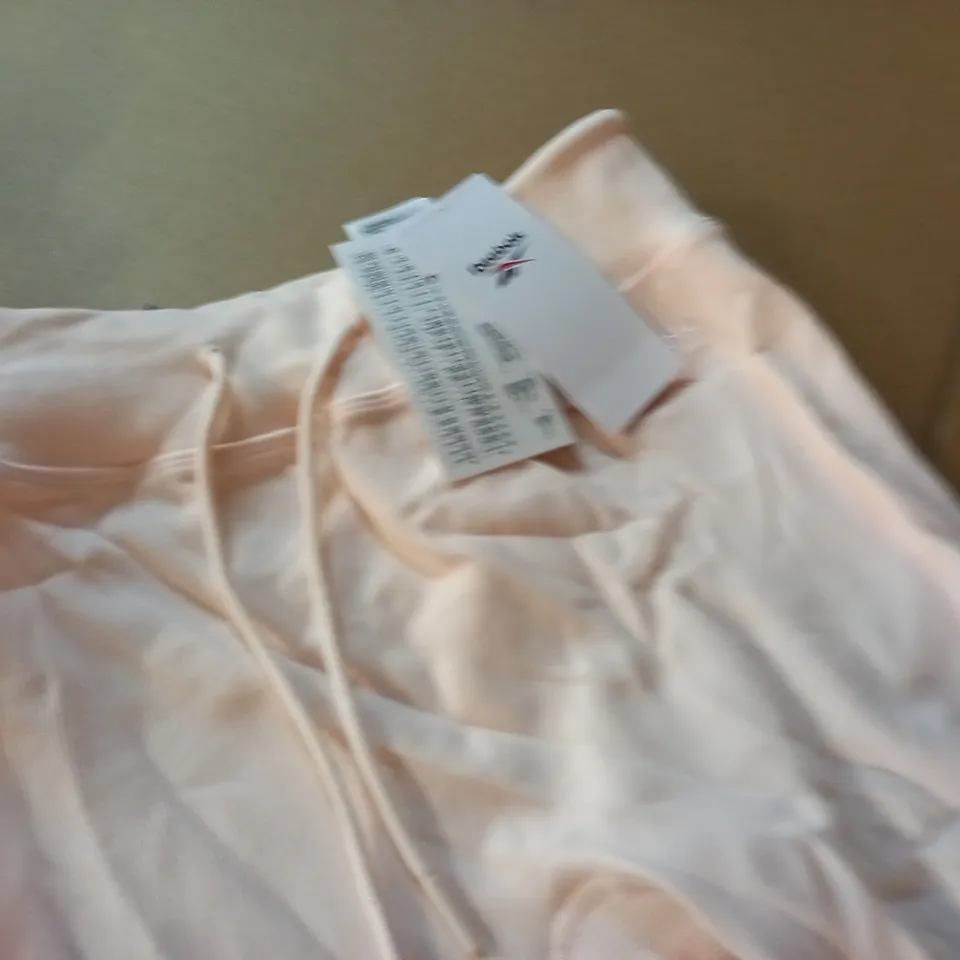 REEBOK RIBBED LOGO LEGGINGS IN LIGHT PINK - M