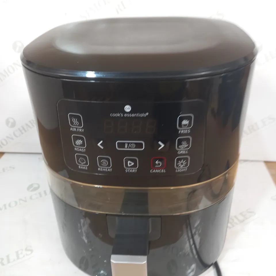 COOK'S ESSENTIALS 4.0L AIR FRYER - BLACK