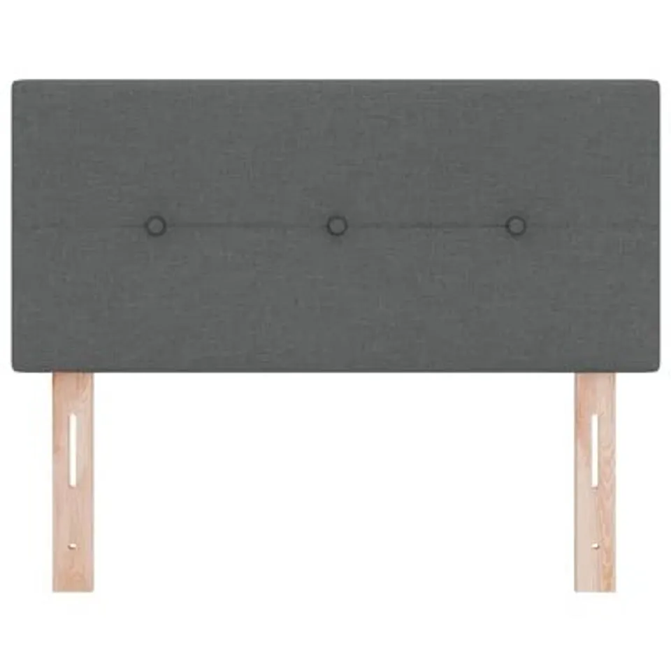 BOXED HEADBOARD BUTTON TUFTED FABRIC