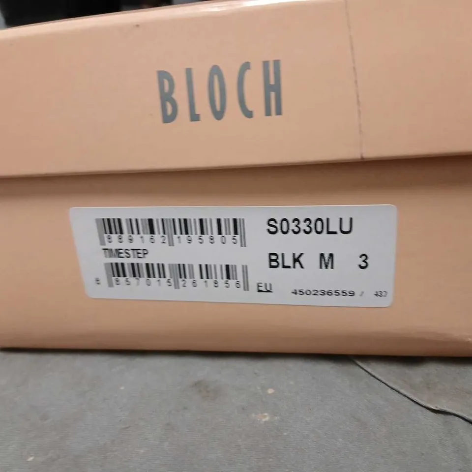 BLOCH BLACK LEATHER LACE-UP SHOES – MODEL S0330LU (NEW IN BOX)