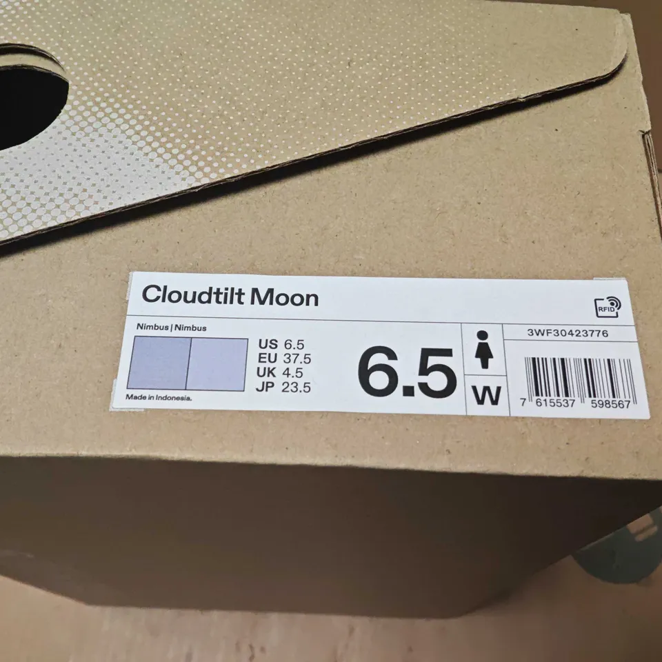 BOXED ON RUNNING CLOUDTIL MOON WOMEN'S SHOES UK 4.5 (US 6.5)