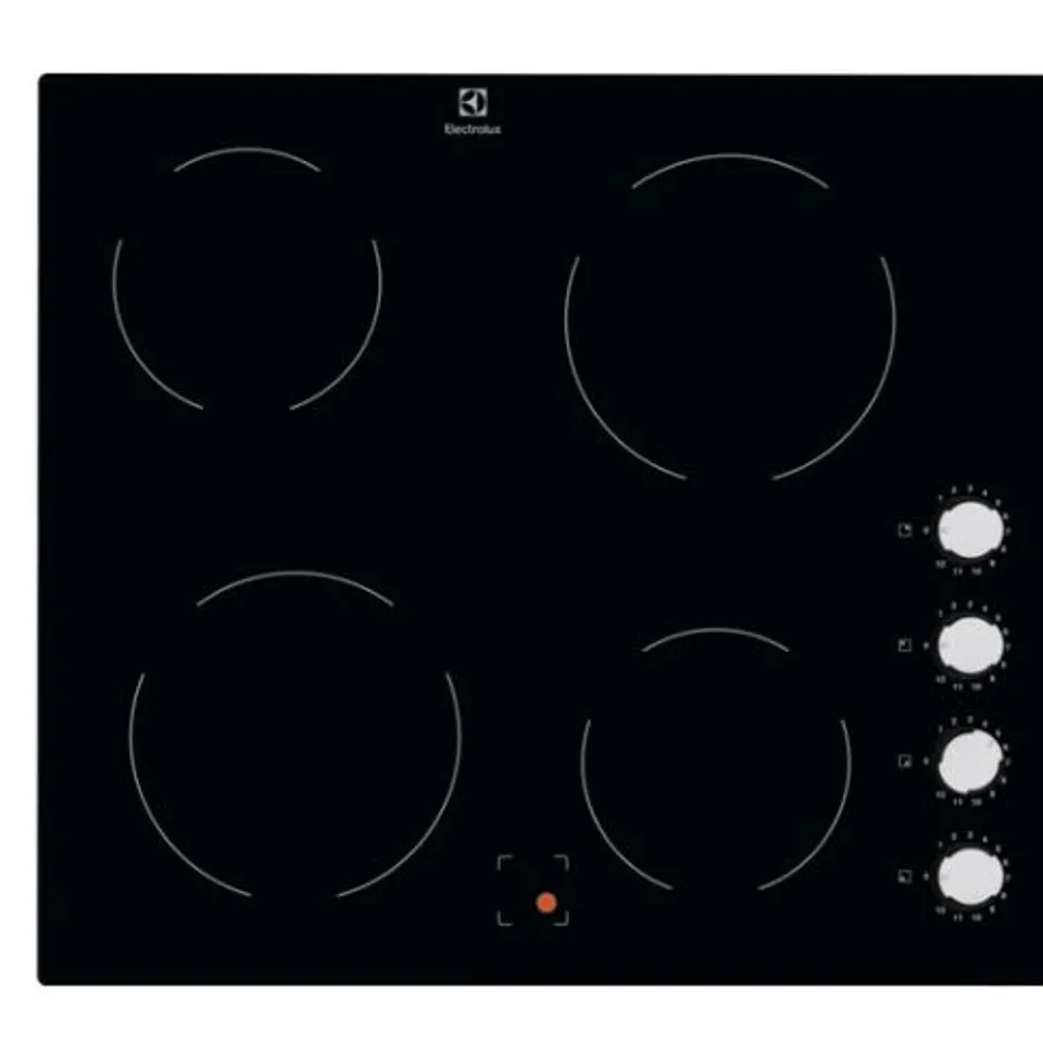 ELECTROLUX EHF6140ISK 60CM ELECTRIC HOB - BLACK  