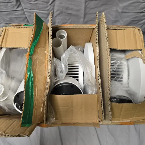 3 X DESK FAN UNITS IN WHITE