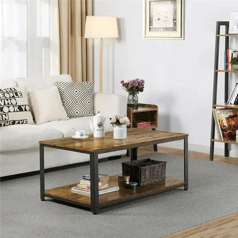 BOXED SATTLER COFFEE TABLE WITH STORAGE (1 BOX)