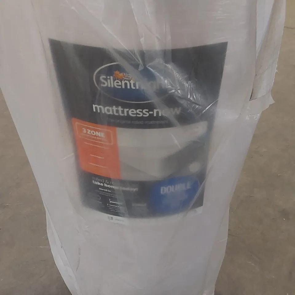 QUALITY BAGGED AND ROLLED SILENTNIGHT MATTRESS-NOW 135CM DOUBLE MATTRESS
