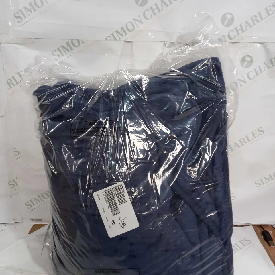 COZEE HOME HEATED NAVY THROW