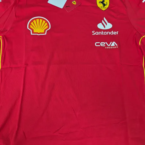 PUMA SCUDERIA FERRARI TEAM T-SHIRT SIZE LARGE