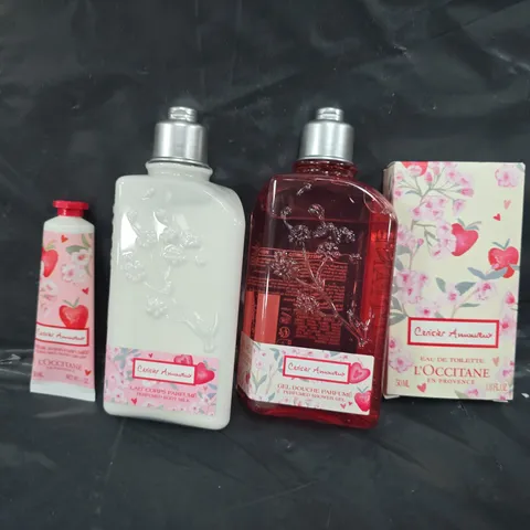 SET OF 4 L'OCCITANE BATH & BODY SET