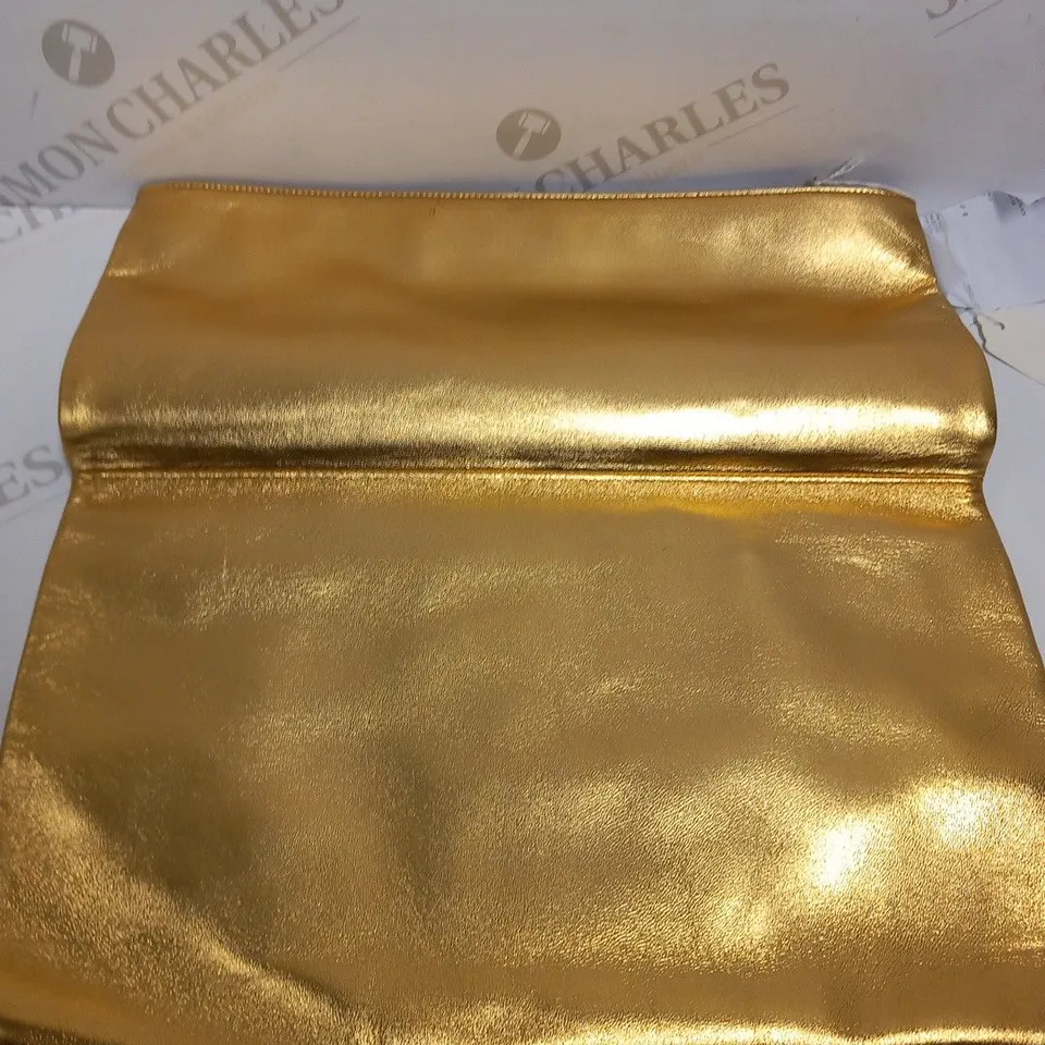 YVES SAINT LAURENT SILVER AND GOLD CLUTCH
