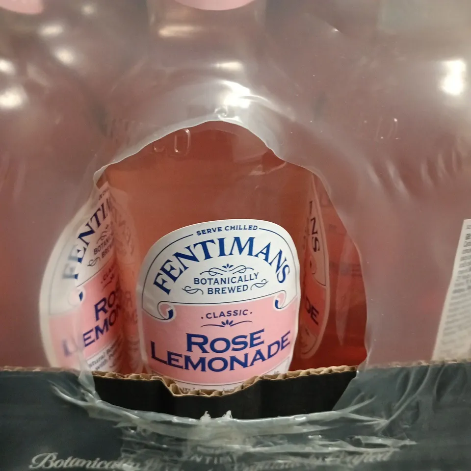 FENTIMANS ROSE LEMONADE - 12 X 275ML BOTTLES